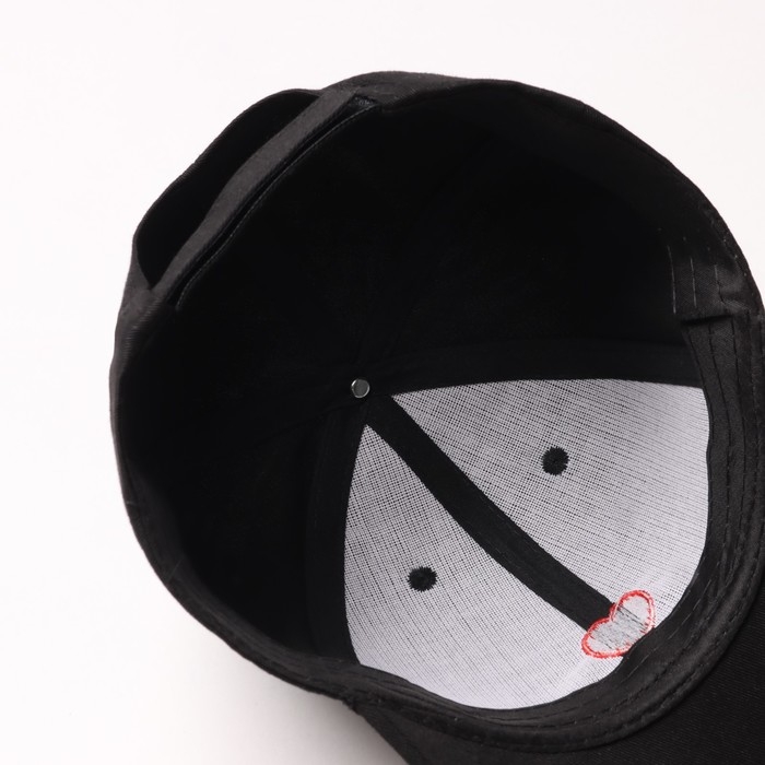 Кепка женская MINAKU Кепка женская MINAKU "Сердце", цвет чёрный, размер 56-58