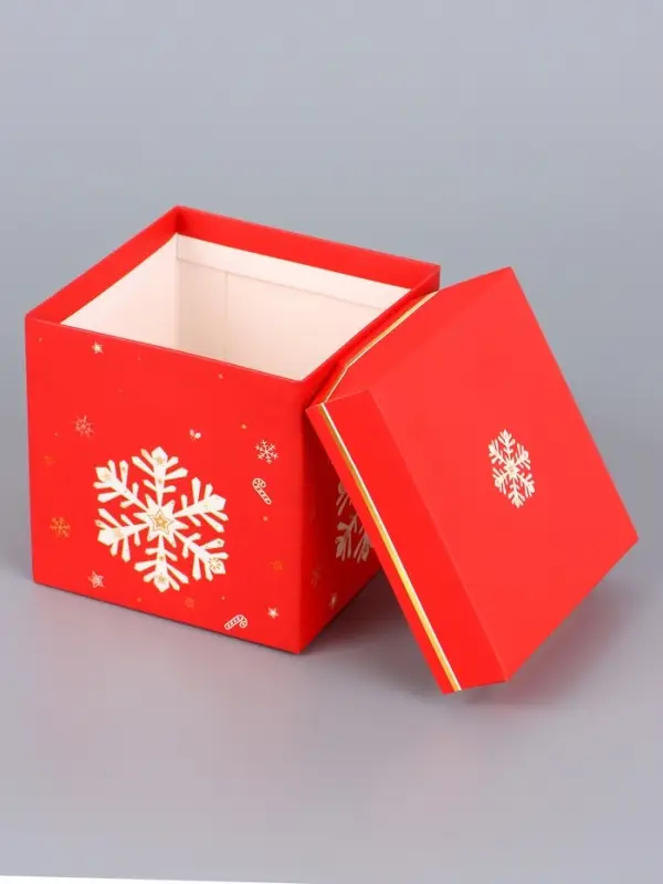 Коробка Самосборная Коробка Самосборная "Снежинка" 10х10х10 см