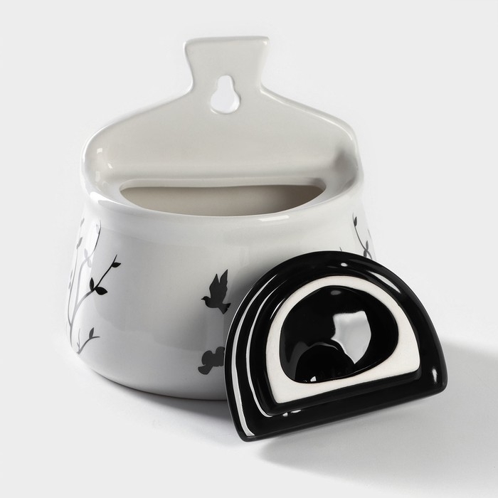 Солонка Доляна «Весенний вечер», 600 мл, 14×10×14 см Солонка Доляна «Весенний вечер», 600 мл, 14×10×14 см