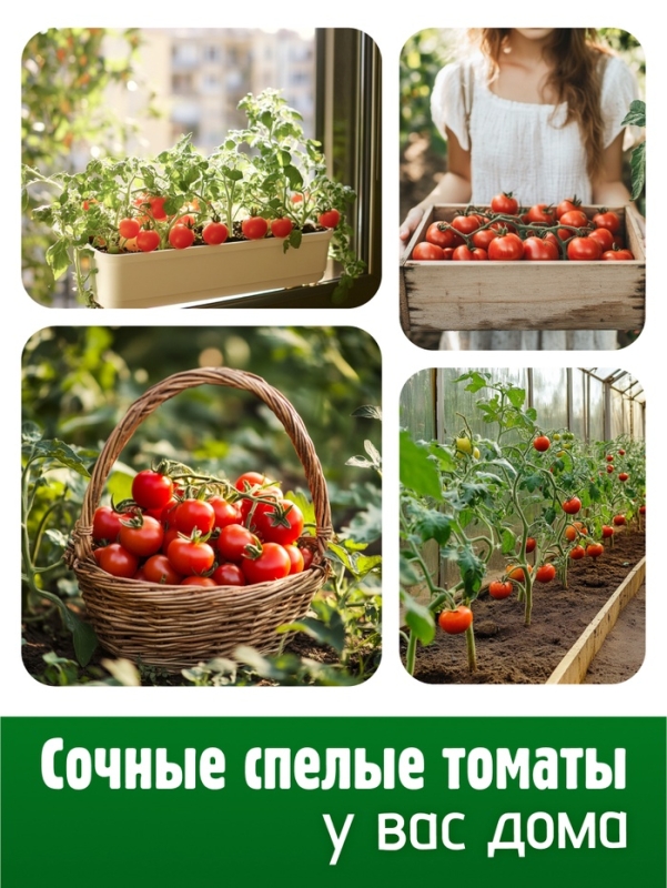 Набор Семена Томатов низкорослые без пасынкования Набор Семена Томатов низкорослые без пасынкования