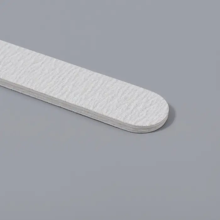 Пилка для ногтей, прямая, 180/240 грит, 18 см, серая