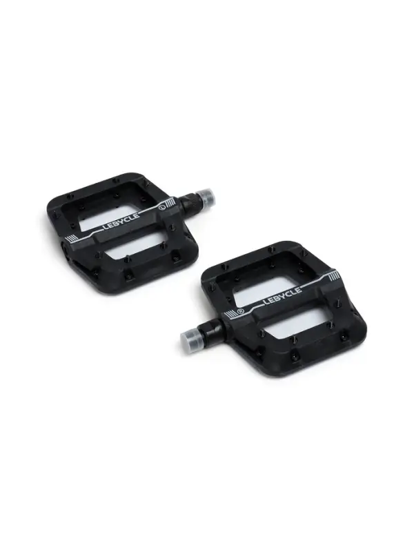 Педали для велосипеда, 9/16", с подшипником, нейлон, съёмные шипы