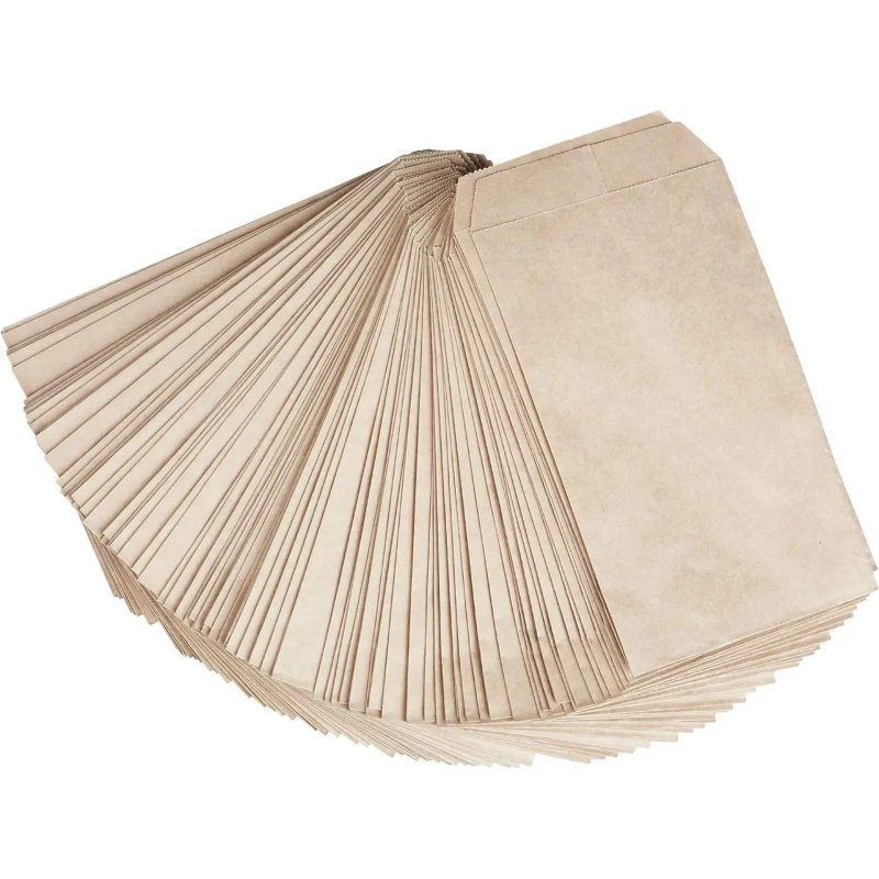 Пакет бумажный для монет, 100 шт./уп