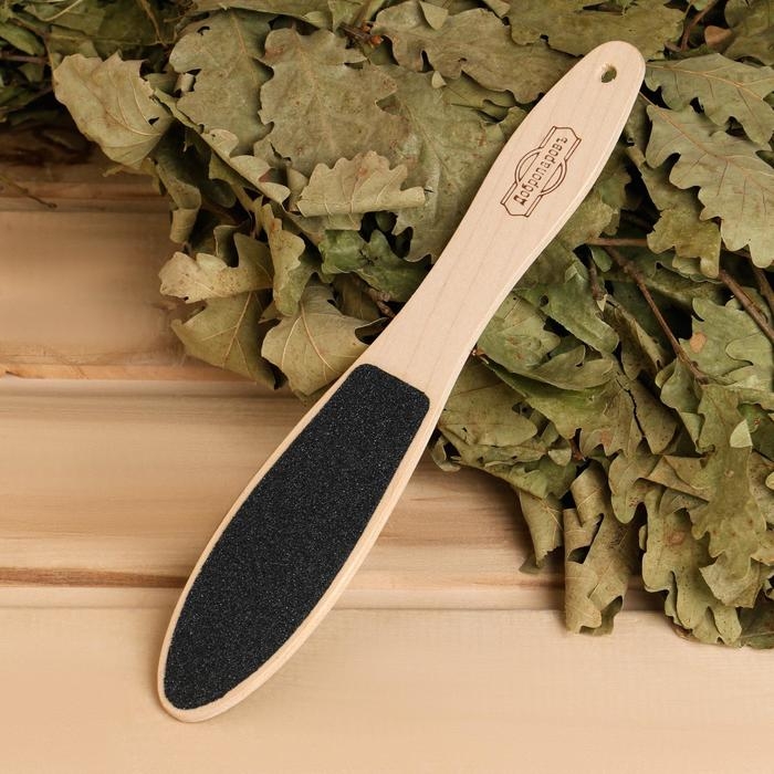 Пилка для ног банная абразивная (150/80), алтайская берёза, 23,4х4,3х0,4 см Пилка для ног банная абразивная (150/80), алтайская берёза, 23,4х4,3х0,4 см