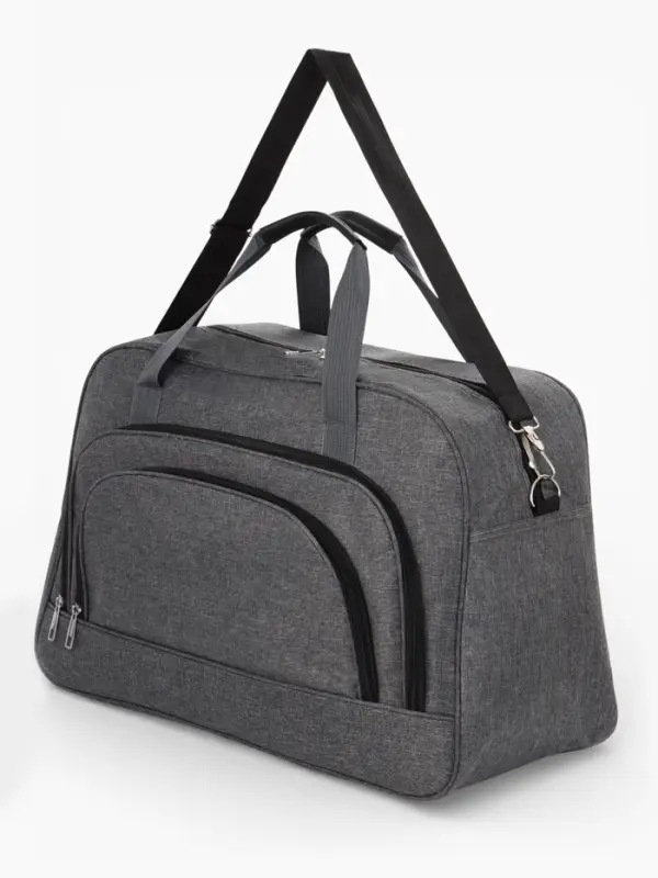 Сумка дор Отдых, 53*23*34, отд на молнии, 2н/кармана, дл ремень, серый