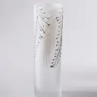 Ваза &laquo;Креман&raquo;, h=26 см, стекло, белая