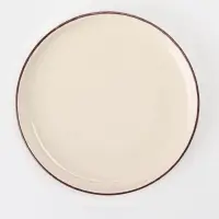 Тарелки Доляна &laquo;Альпийский крем&raquo;, набор 4 шт., d=20 см, керамика, бежевые