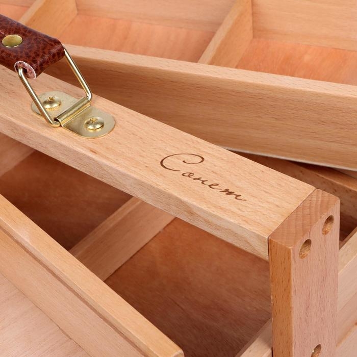 Ящик художника, 360 х 235 х 15 мм, ЗХК Ящик художника, 360 х 235 х 15 мм, ЗХК "Сонет", бук, 1601271-3