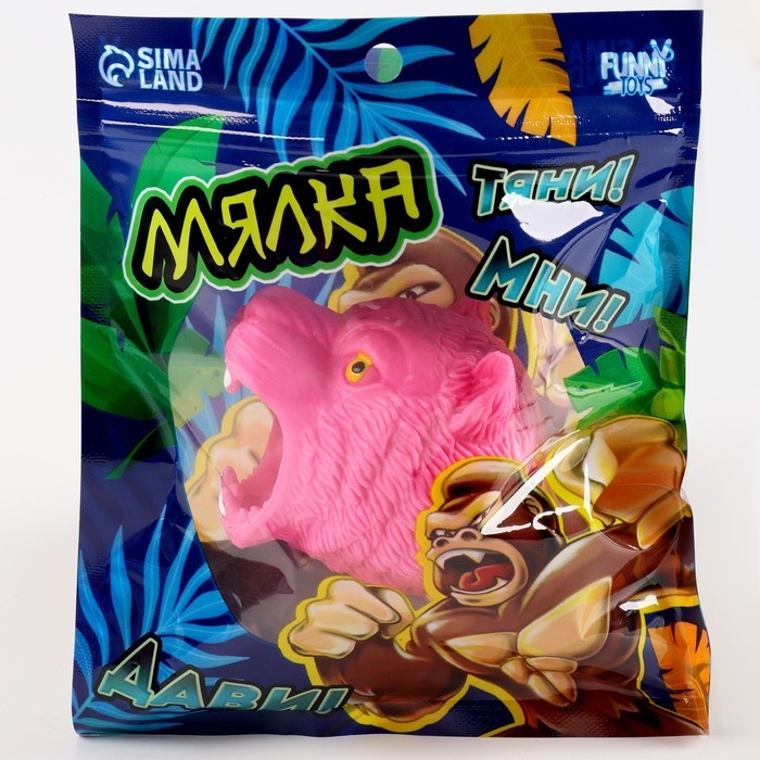 Антистресс сквиш мялка «Голова», с гидрогелем,в пакете,микс Антистресс сквиш мялка «Голова», с гидрогелем,в пакете,микс