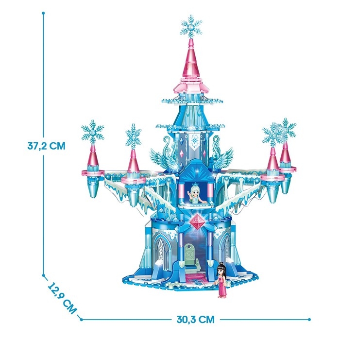 Конструктор «Ледяная обитель», 459 деталей Конструктор «Ледяная обитель», 459 деталей
