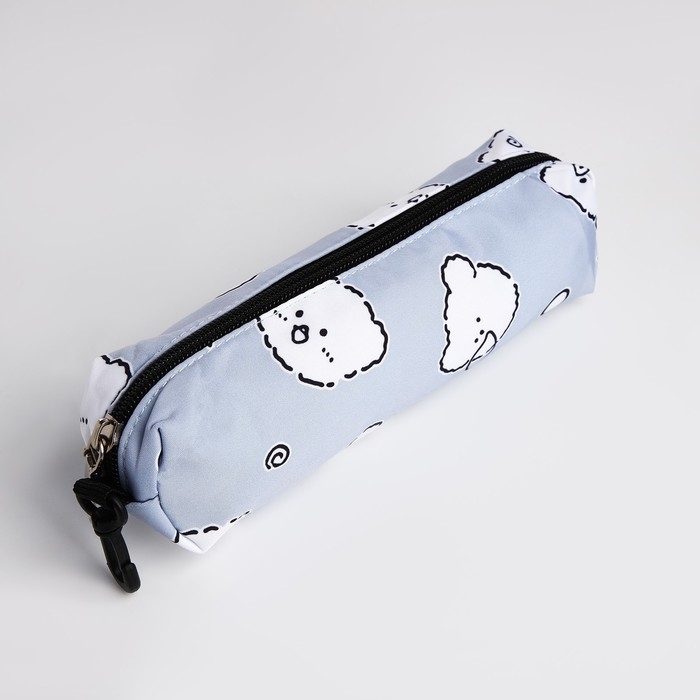 Рюкзак школьный из текстиля на молнии, 3 кармана, пенал, цвет голубой Рюкзак школьный из текстиля на молнии, 3 кармана, пенал, цвет голубой