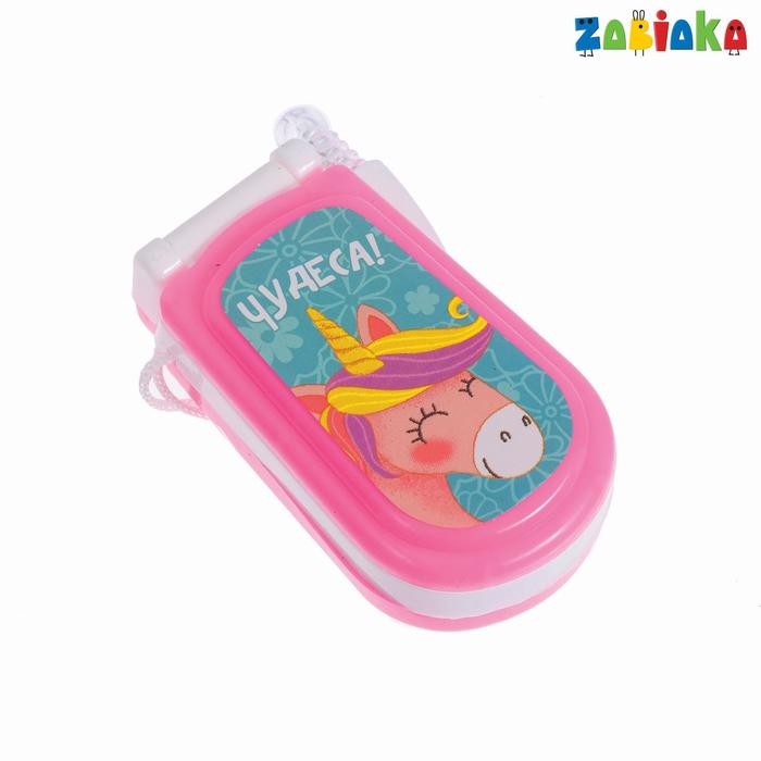 Музыкальный телефончик «Принцесса», русская озвучка, световые эффекты, работает от батареек, МИКС Музыкальный телефончик «Принцесса», русская озвучка, световые эффекты, работает от батареек, МИКС