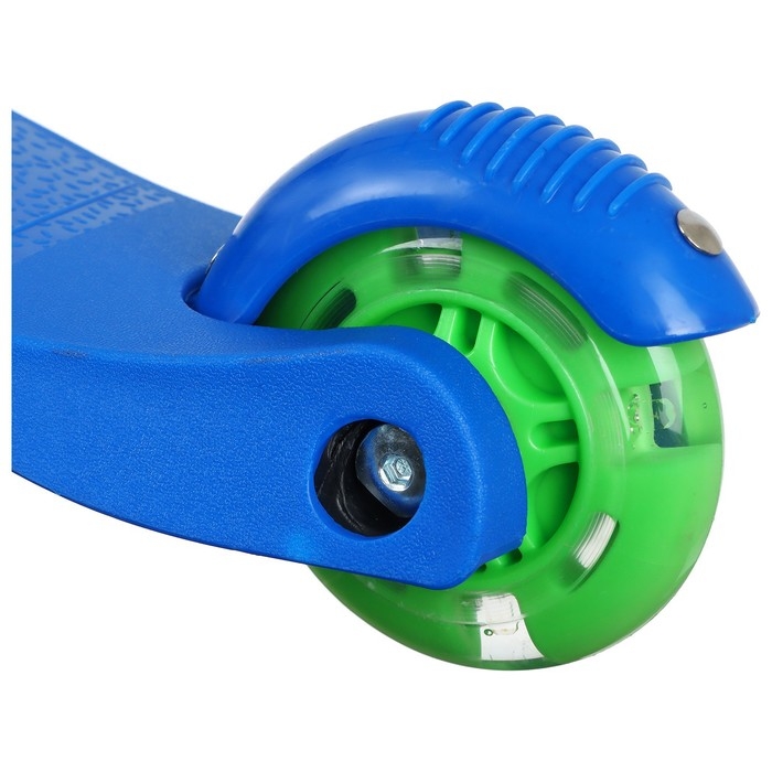 Самокат GRAFFITI, колёса световые PU 110/75 мм, ABEC 7, цвет синий Самокат GRAFFITI, колёса световые PU 110/75 мм, ABEC 7, цвет синий