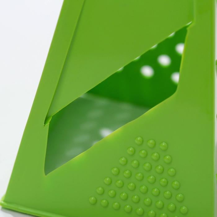 Тёрка четырёхгранная «Яркость цвета», 16 см, цвет МИКС Тёрка четырёхгранная «Яркость цвета», 16 см, цвет МИКС