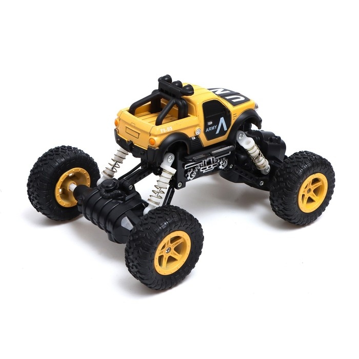 Джип радиоуправляемый «Армия», работает от аккумулятора, цвет песочный Джип радиоуправляемый «Армия», работает от аккумулятора, цвет песочный