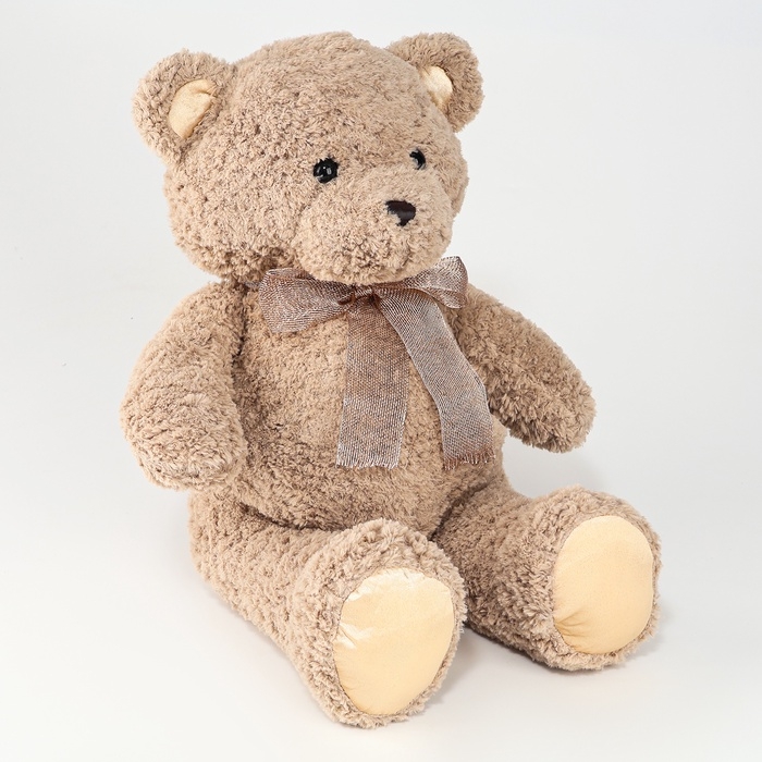 Мягкая игрушка «Медведь», с бантиком, 50 см, цвет коричневый Мягкая игрушка «Медведь», с бантиком, 50 см, цвет коричневый