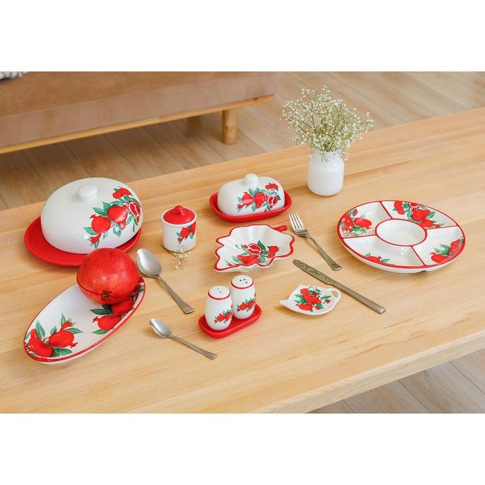 Подставка под чайный пакетик Доляна «Гранат», 12×8,4 см Подставка под чайный пакетик Доляна «Гранат», 12×8,4 см