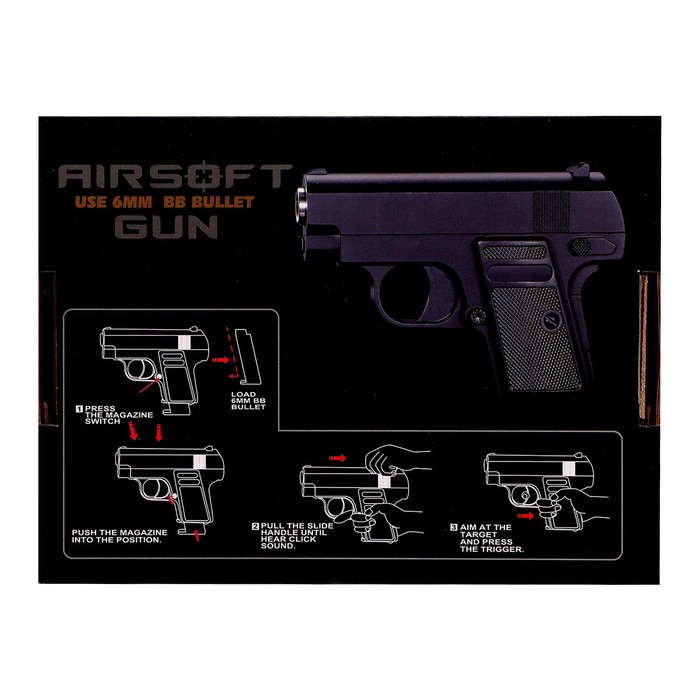 Детское оружие Пистолет пневматический детский «Защитник», металлический Детское оружие Пистолет пневматический детский «Защитник», металлический