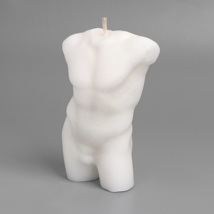 Набор свечей на подставке  Набор свечей на подставке "Мужчина и женщина", бело-розовая подставка