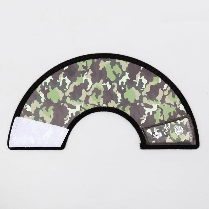 Ветеринарный воротник №7, обхват шеи 16-18 см, высота 8,5 см, хаки Ветеринарный воротник №7, обхват шеи 16-18 см, высота 8,5 см, хаки