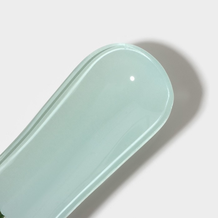 Подставка стеклянная под ложку Доляна «Кролик», 23,5×8,3×1,5 см Подставка стеклянная под ложку Доляна «Кролик», 23,5×8,3×1,5 см