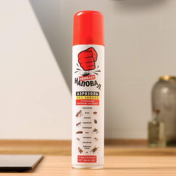 Инсектицидное средство Инсектицидное средство"Наповал",  дихлофос 200 мл