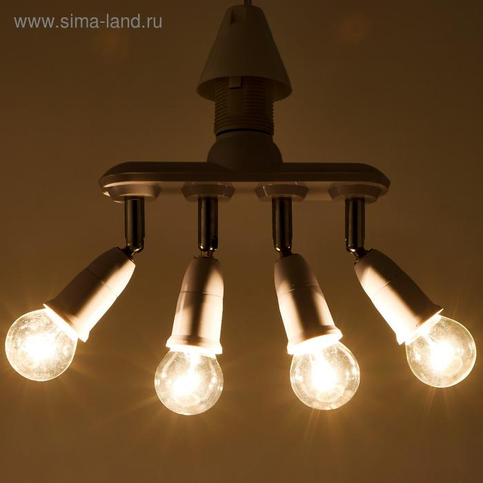 Светильник 1116/4 Е27 40Вт белый 5х19х17,5 см BayerLux Светильник 1116/4 Е27 40Вт белый 5х19х17,5 см BayerLux