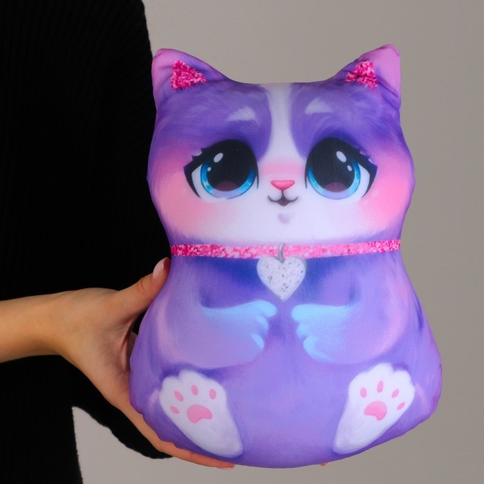 Антистресс игрушка «Котик», сиреневый Антистресс игрушка «Котик», сиреневый