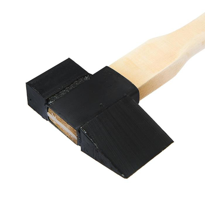 Колун-топор из стального проката ТУНДРА, с березовым топорищем и отбойником, 2.5 кг Колун-топор из стального проката ТУНДРА, с березовым топорищем и отбойником, 2.5 кг