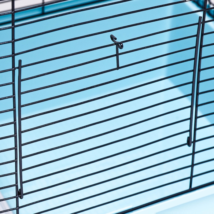 Клетка для шиншиллы Клетка для шиншиллы "Пижон" №10, разборная, 58 х 40 х 88, бирюзовая