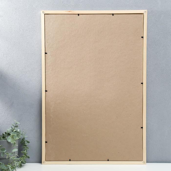 Фоторамка 40х60 см белое дерево № 5 (пластиковый экран) Фоторамка 40х60 см белое дерево № 5 (пластиковый экран)