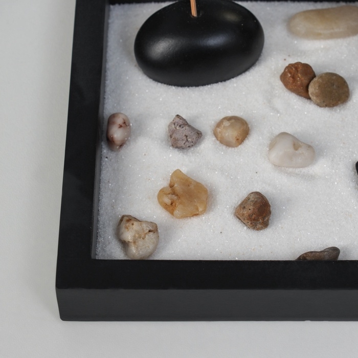 Сад Дзен  Сад Дзен "Ганеша у гонга" песок+камни+аромапалочка 13,2х15х15,5 см