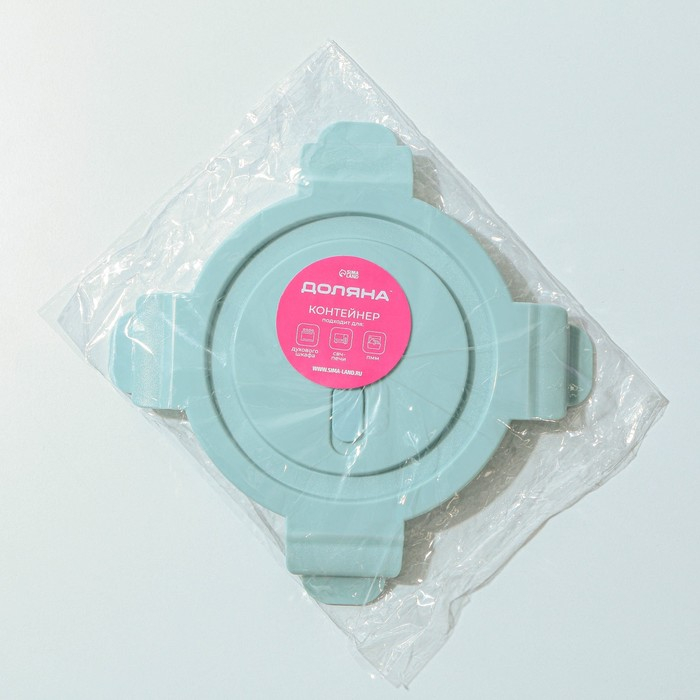 Контейнер для еды из жаропрочного стекла круглый Cook and Freeze, 370 мл, 13,5&times;6 см, цвет МИКС