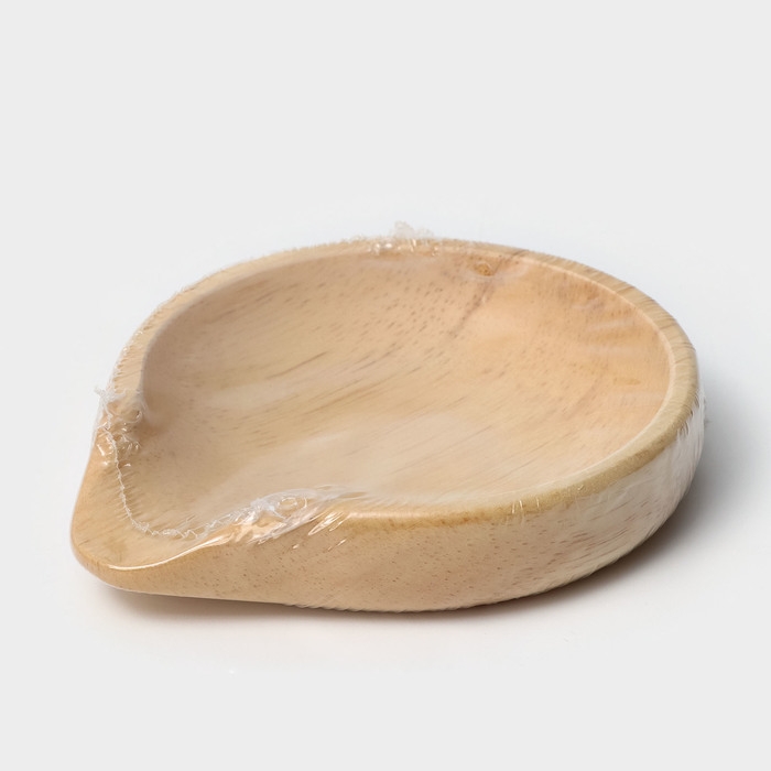 Подставка под ложку, 11,5×13,5×2,5 см, гевея Подставка под ложку, 11,5×13,5×2,5 см, гевея