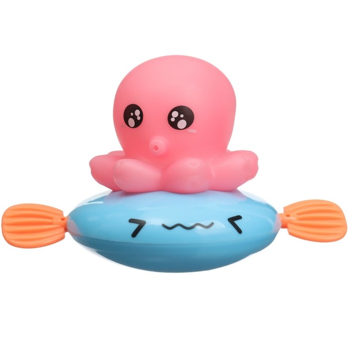 Заводная игрушка для ванны с брызгалкой «Осьминожка», Крошка Я Заводная игрушка для ванны с брызгалкой «Осьминожка», Крошка Я