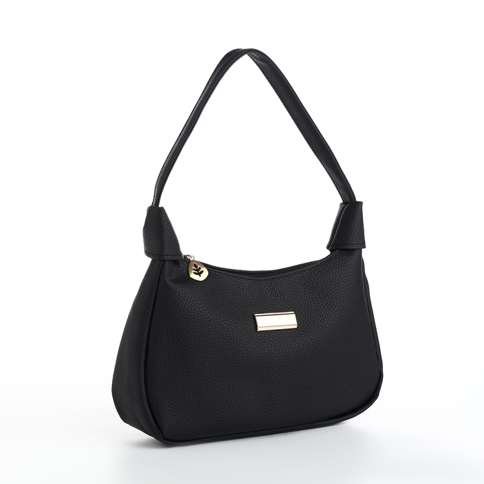 Сумка женская на молнии, цвет чёрный Сумка женская на молнии, цвет чёрный