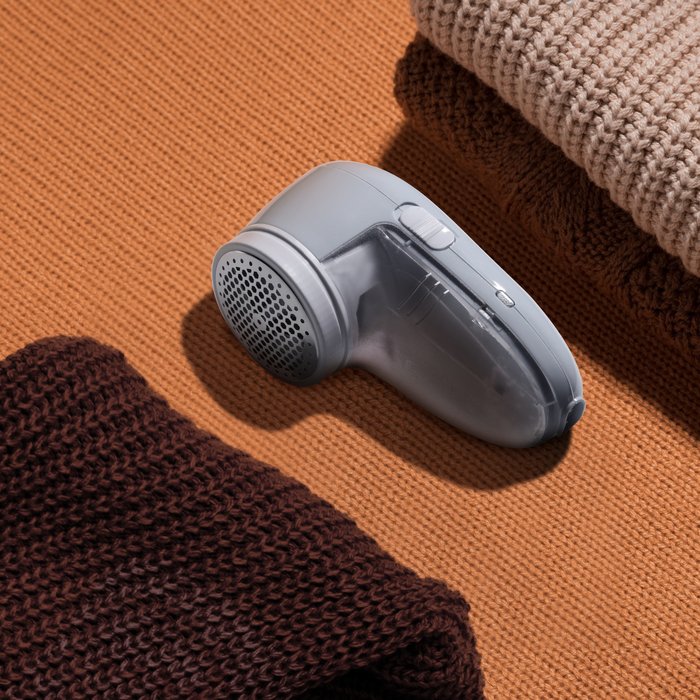 Машинка для удаления катышков Luazon LUK-04, от АКБ, голубой Машинка для удаления катышков Luazon LUK-04, от АКБ, голубой