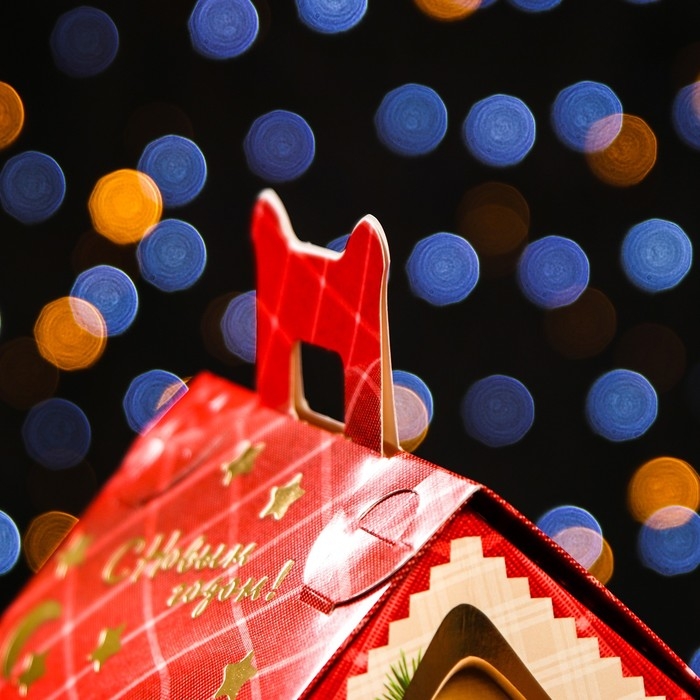 Подарочная коробка Подарочная коробка "Домик медвежат", 16 х 14 х 15,5 см