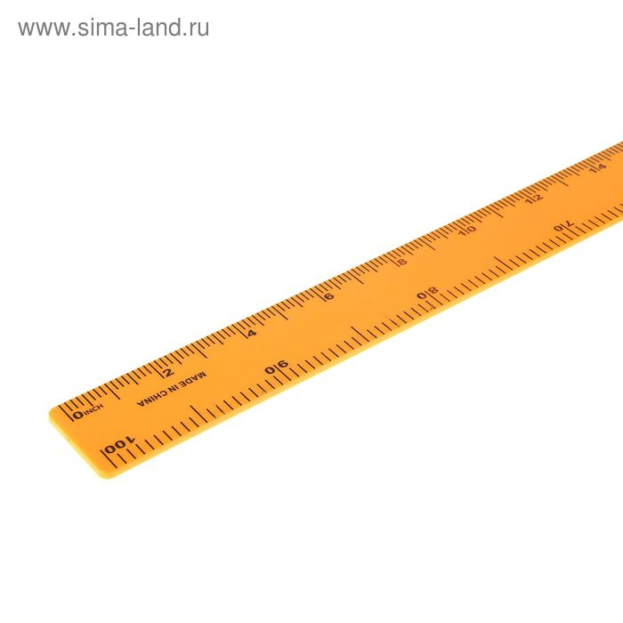 Линейка для школьной доски с держателем, 1 м, оранжевый Линейка для школьной доски с держателем, 1 м, оранжевый