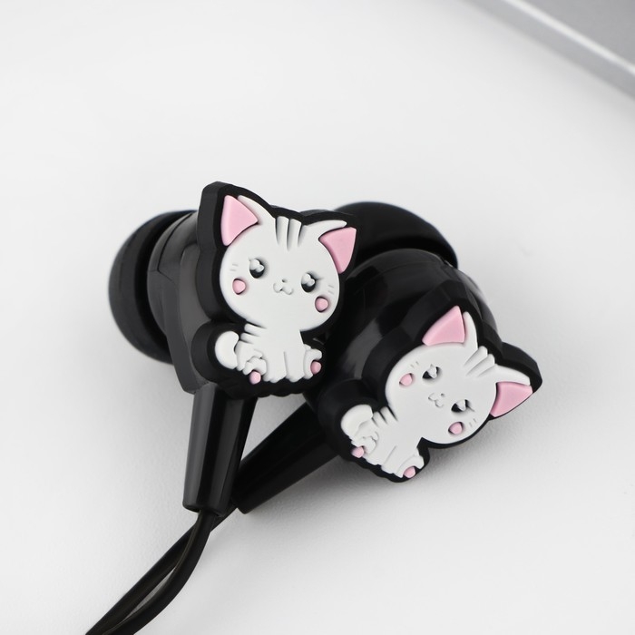 Наушники на открытке Наушники на открытке "Котики", мод. OBT 1.4, 120 см