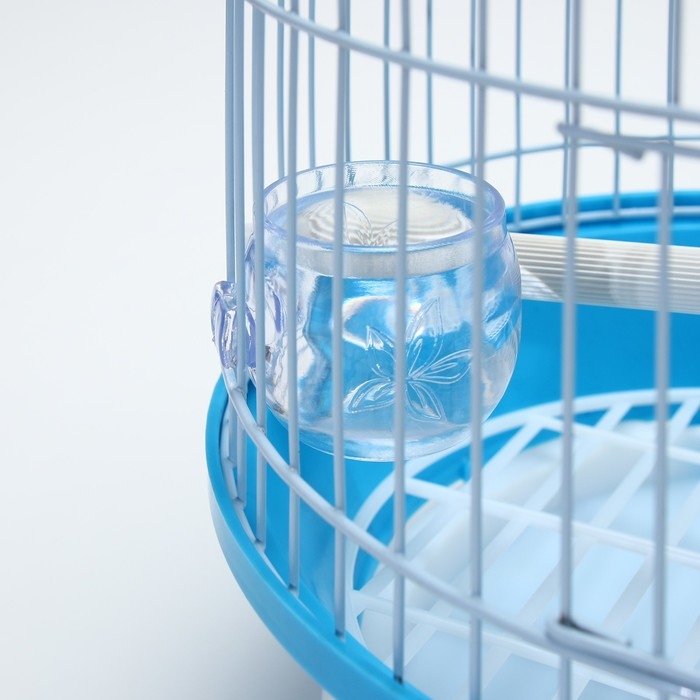 Клетка для птиц круглая укомплектованная Bd-4/2, 23,5 х 33 см, голубая Клетка для птиц круглая укомплектованная Bd-4/2, 23,5 х 33 см, голубая