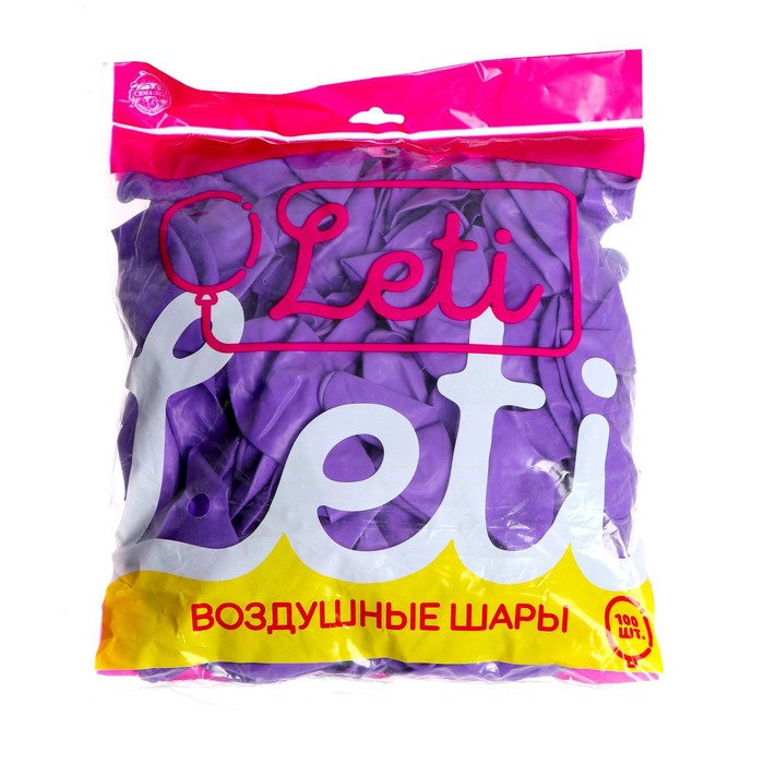 Шар латексный 12 Шар латексный 12", пастель, набор 100 шт., цвет сиреневый