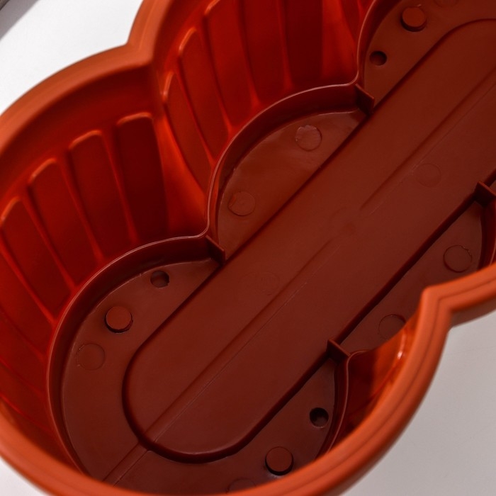 Ящик для цветов с поддоном «Гусеница», цвет МИКС Ящик для цветов с поддоном «Гусеница», цвет МИКС