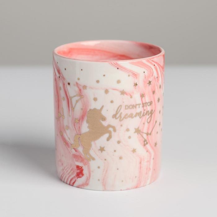 Горшок для цветов с тиснением, «Единорог», 8 х 9.5 см Горшок для цветов с тиснением, «Единорог», 8 х 9.5 см