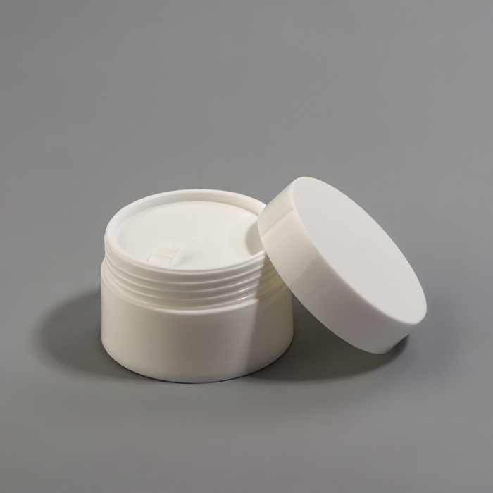 Баночка для хранения, 60 мл, d = 6,5 см, цвет белый Баночка для хранения, 60 мл, d = 6,5 см, цвет белый