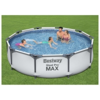 Бассейн каркасный Steel Pro Max, 305 х 76 см, с фильтр-насосом, 56408 Bestway