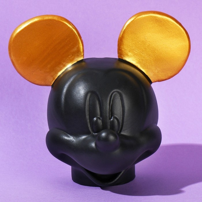 Копилка Микки Маус, гипс, 16х14х13 см, золотой, черный , DISNEY Копилка Микки Маус, гипс, 16х14х13 см, золотой, черный , DISNEY