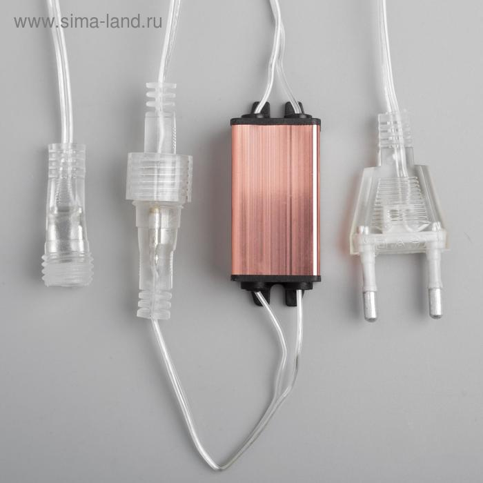 Гирлянда «Сосульки рифленые» 2.5 × 0.3 м, IP65, прозрачная нить, 192 LED, свечение белое с эффектом стекания, 12 В Гирлянда «Сосульки рифленые» 2.5 × 0.3 м, IP65, прозрачная нить, 192 LED, свечение белое с эффектом стекания, 12 В