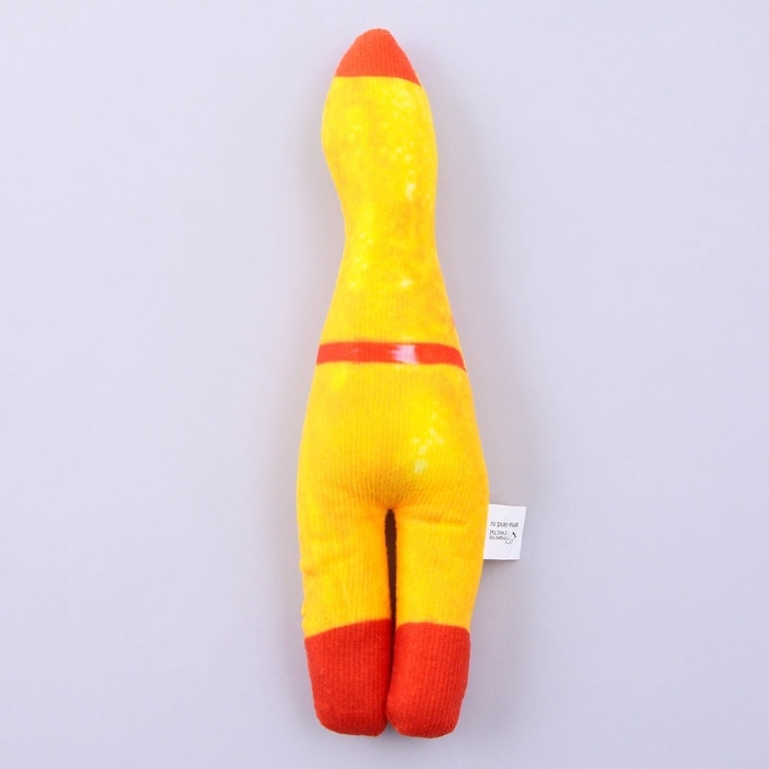 Игрушка для собак с пищалкой «Курица» из текстиля, 21 х 6,8 см Игрушка для собак с пищалкой «Курица» из текстиля, 21 х 6,8 см