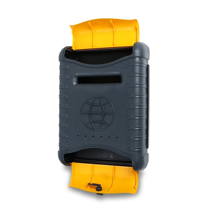 Ящик почтовый, пластиковый, «Стандарт», с щеколдой, с накладкой, серый Ящик почтовый, пластиковый, «Стандарт», с щеколдой, с накладкой, серый